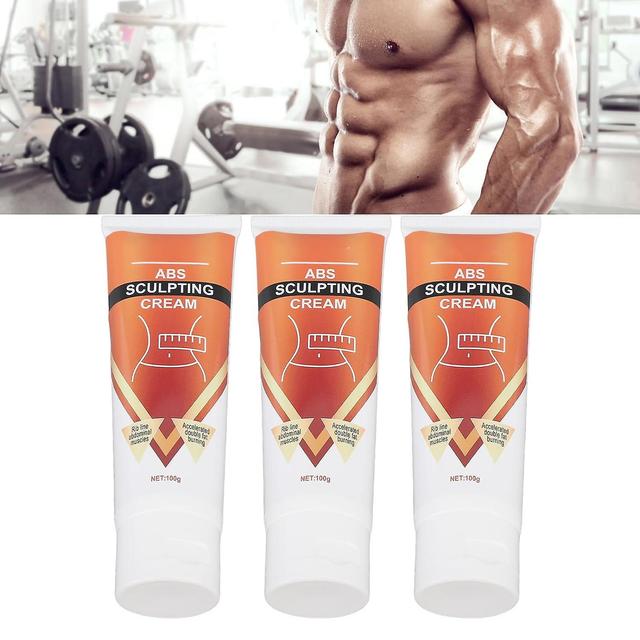 bon brûleur de graisse de crème ferme de muscle abdominal 3pcs, élimination de la cellulite, mise en forme musculaire des abdominaux, boost de pré-... on Productcaster.