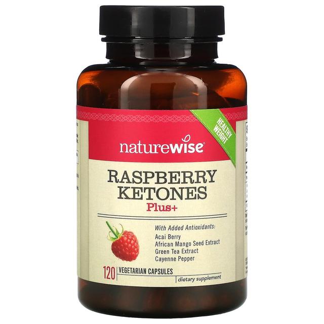 NatureWise, Raspberry Ketones Plus+, 120 Vegetarian Capsules on Productcaster.