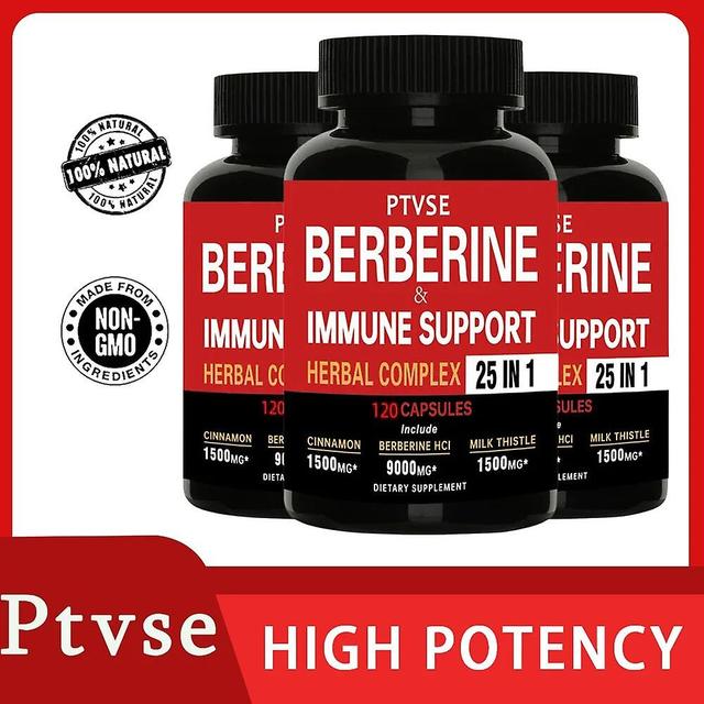 Venalisa Premium Berberine Supplement Capsules Supports Heart Health Immune System Healthy Food 120pcs on Productcaster.