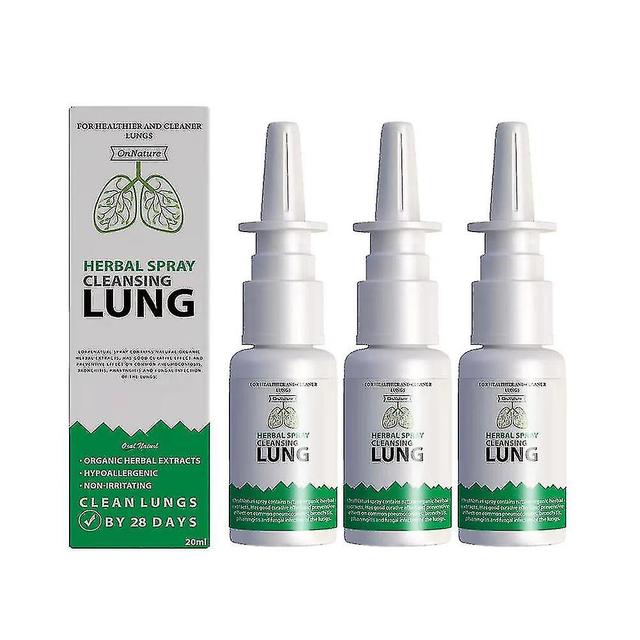 Herbal Lung Detox Cleansing Mist 20ml - 5er-Set für die Gesundheit der Atemwege 3 pcs on Productcaster.