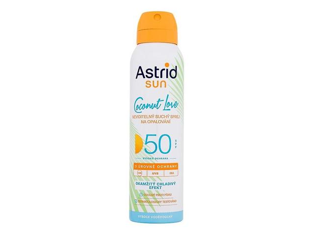 Astrid - Sucha mgiełka w sprayu Sun Coconut Love SPF50 - Unisex, 150 ml on Productcaster.