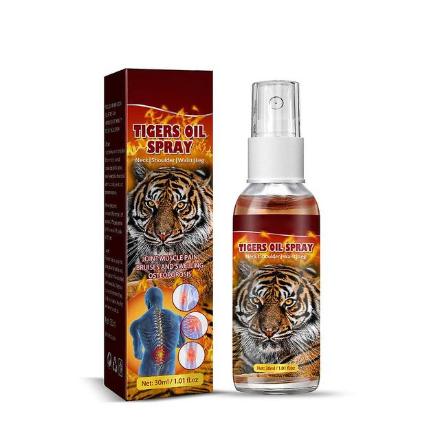 NOUVEAU Tiger Label Oil Spray 30ml Soulagement de la douleur articulaire et lombaire CHAUD on Productcaster.