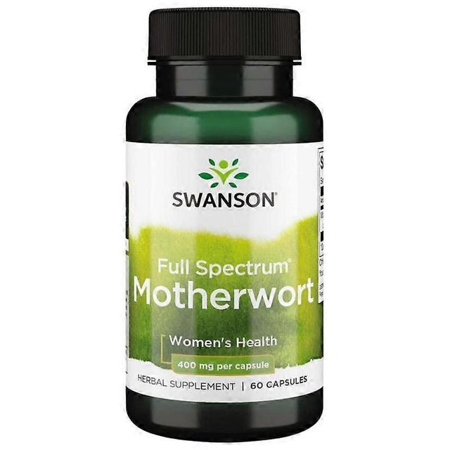 Swanson Full Spectrum Motherwort 400mg Capsules 60 on Productcaster.