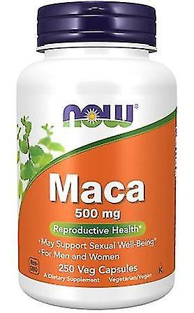 NOW Foods Nå Matvarer Maca 500 mg 250 Kapsler on Productcaster.