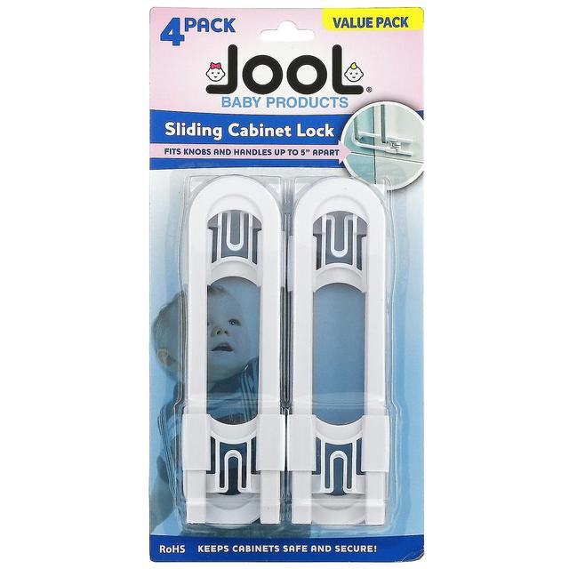 Jool Baby Products, Sliding Cabinet Lock, 4 Pack on Productcaster.