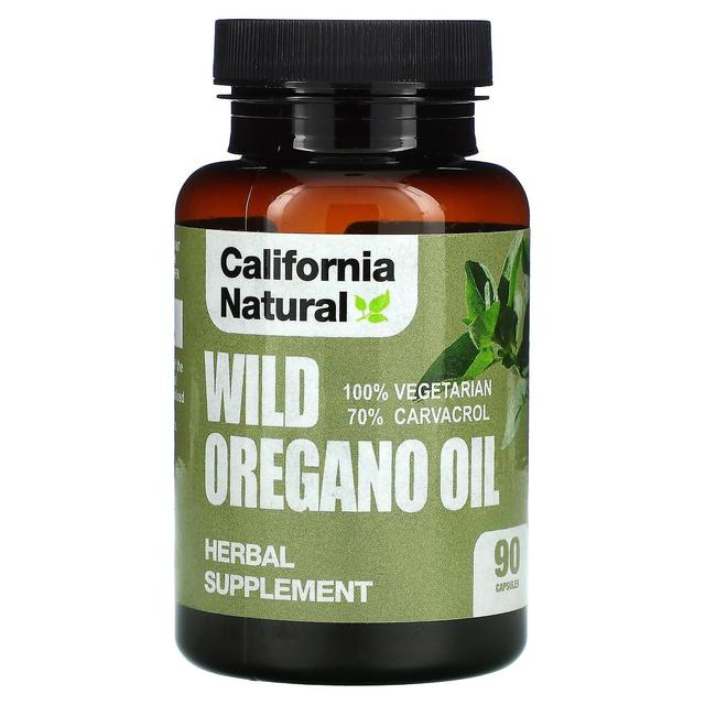 California Natural, Wild Oregano Oil, 90 Capsule on Productcaster.