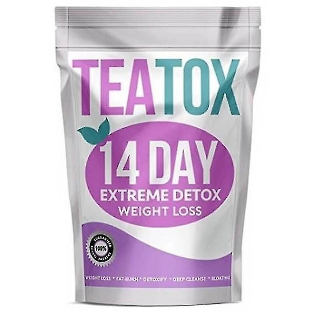 Naturalna torebka herbaty Teatox do skutecznego odchudzania Detox Fast Lost Weight Skinny Belly Flat Tummy Burn Fat Burning Tea Polifenole Hk 14 DZIEŃ on Productcaster.