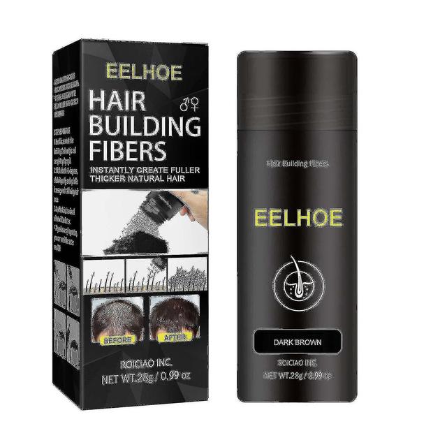 Eelhoe Hair Fiber Powder Dense Hair Top Filling Powder Hairline Sparse Cove Bx style 5 on Productcaster.