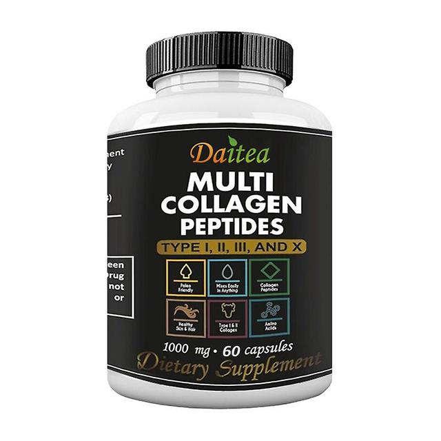 Vorallme Hydrolyzed Collagen Capsules - Relieves Joint & Bone Pain, Aids Rejuvenation, Anti-aging, Supports Healthy Hair, Skin & Nails 60Count on Productcaster.