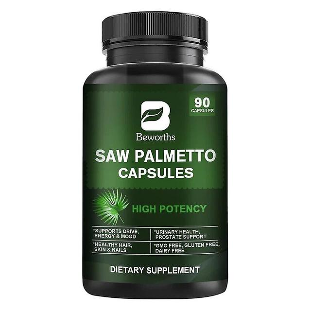 Visgaler Saw Palmetto Prostate Supplements For Men To Extenze Youth & Reduce Prostate Inflammation Reduce Balding &hair Thinning 90pcs on Productcaster.