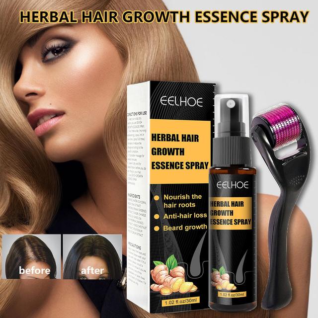 EELHOE Herbal Anti-Falling Roller Essential Oil Prevents Thick Hair Falling Hair Scalp Moisturizing Nutritional Care Solution 30ml box on Productcaster.