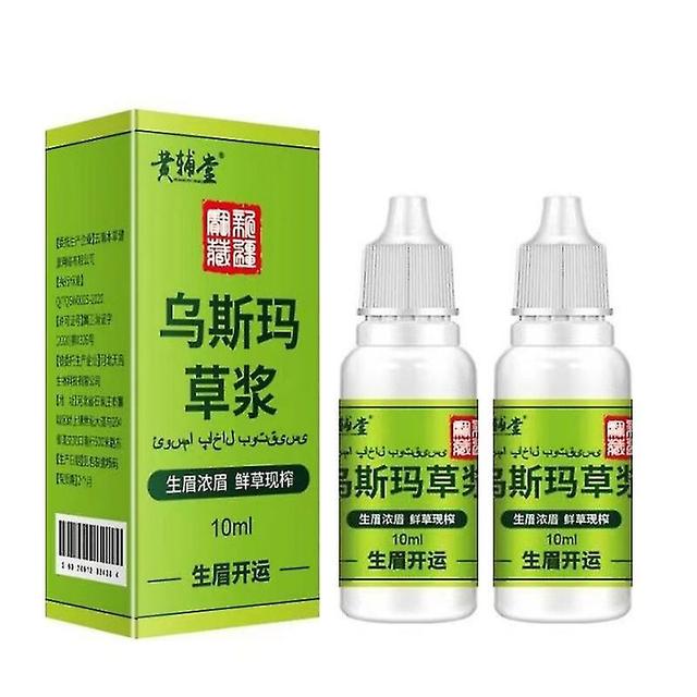 2x Usma Grass Extract Essence sopii kulmakarvoille, ripsille, hiusrajalle, 10ml on Productcaster.