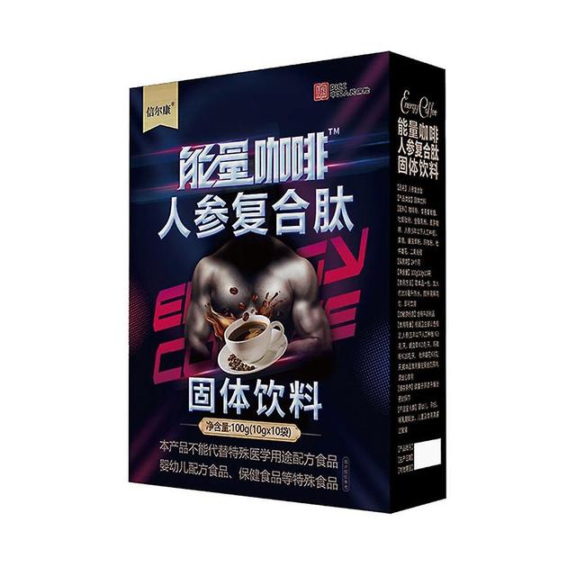 Black Maca Coffee for Men Ginseng Maca Relieve Stress Energy Men's Bed Energy on Productcaster.