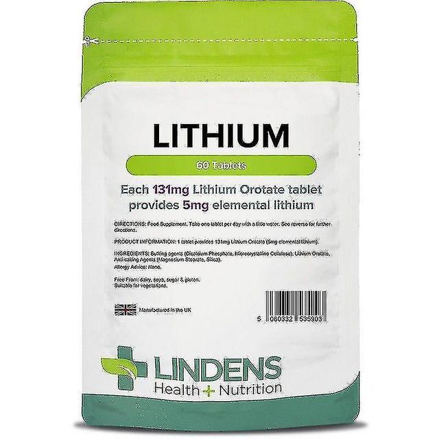 Lindens Litio 5mg Tabletas 60 (5903) on Productcaster.