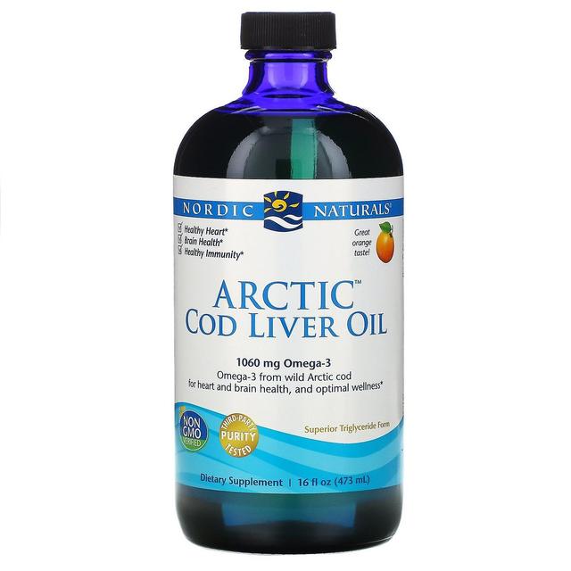 Nordic Naturals, Arctic Cod Liver Oil, Orange , 16 fl oz (437 ml) on Productcaster.