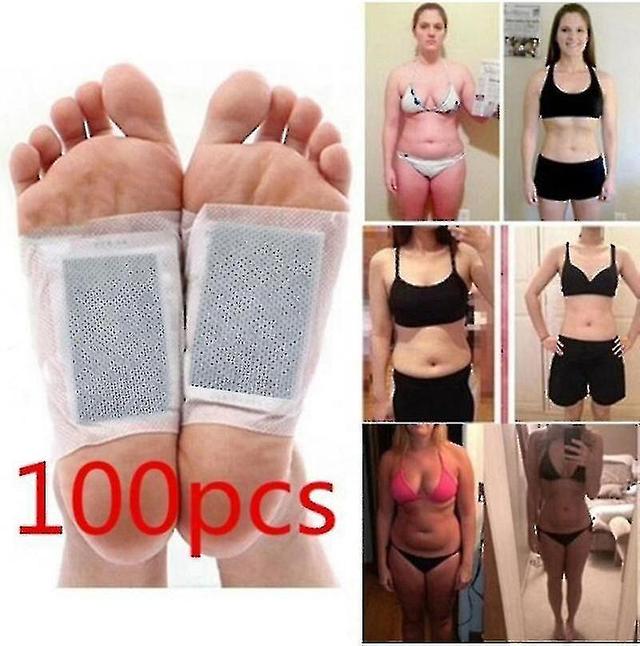 Handi 100 Stück Detox-Fußpolster-Patches entfernen schädliche Körpergifte Schlaf-Kräuter-Reinigung 100Pcs on Productcaster.