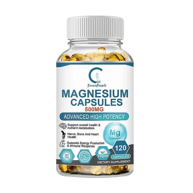 Sofirn Catfit Glycine Magnesium Capsule Cognitive Function Calming Mood Help Sleep Muscle Recovery Magnesium Mineral Supplements 120pcs on Productcaster.