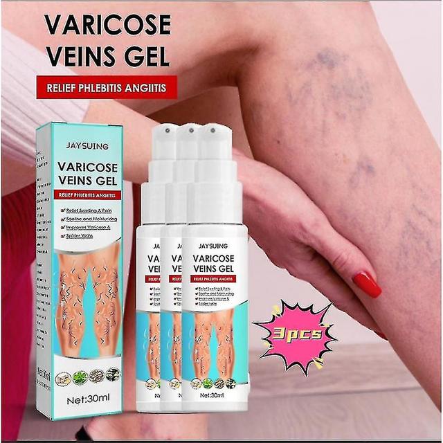 Vein Massage Åreknuder Gel Maikang Lindre ben smerter Regnorm Hamstring Vein Afslapning Gel Massage Olie zd XKY 3PCS on Productcaster.