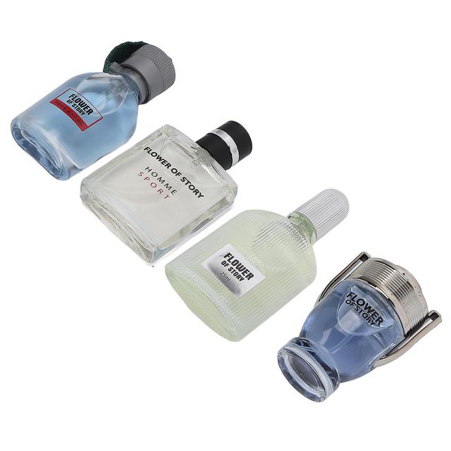 Ruikalucky 4pcs Men's Sports Perfume Cologne Oceanic Woodiness Fragrance Long Lasting Perfume Set 100ml on Productcaster.