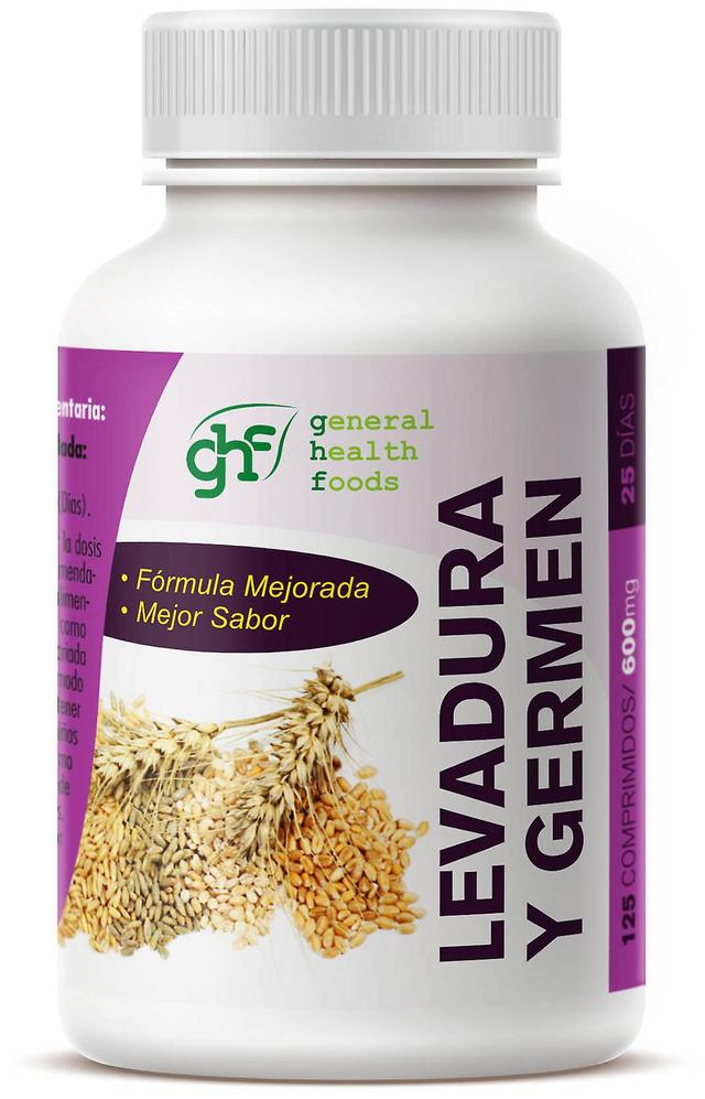 General Health Foods GHF Gjær + Bakterie 600 mg 125 Tabletter 60 gr on Productcaster.