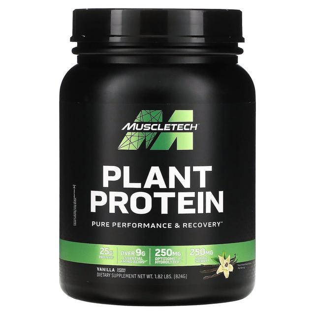 MuscleTech, Proteine vegetali, Vaniglia, 1,82 libbre (824 g) on Productcaster.