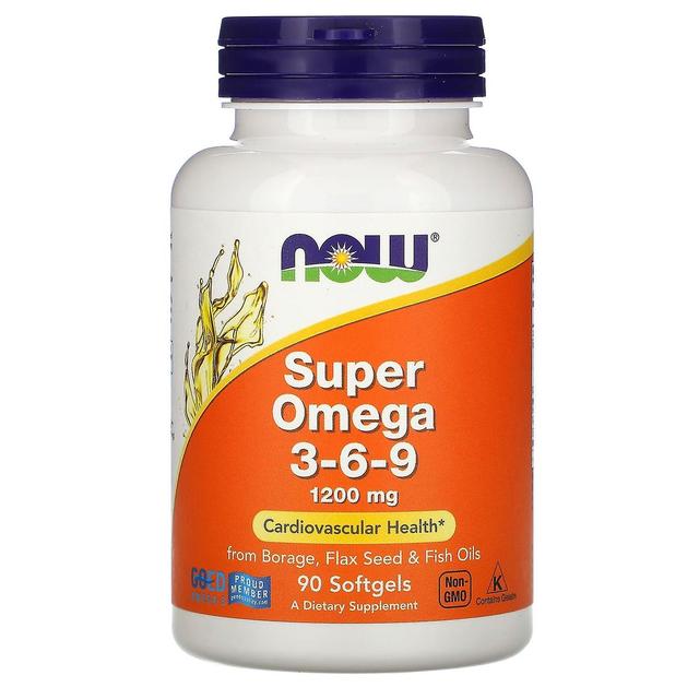 NOW Foods, Super Omega 3-6-9, 1.200 mg, 90 Softgels on Productcaster.