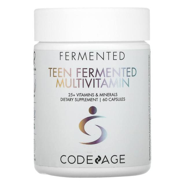 Codeage, Teen fermenterad multivitamin, 25 + vitaminer, mineraler, 60 kapslar on Productcaster.