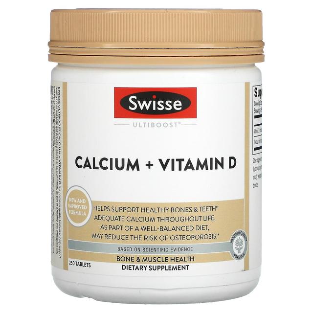 Swisse, Ultiboost, Calcium + Vitamin D, 250 Tablets on Productcaster.