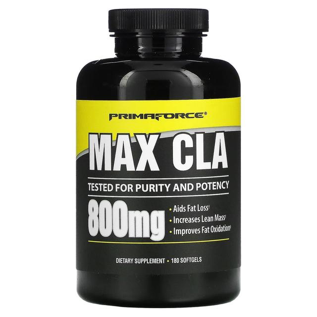 Primaforce, Max CLA, 800 mg, 180 Softgels on Productcaster.