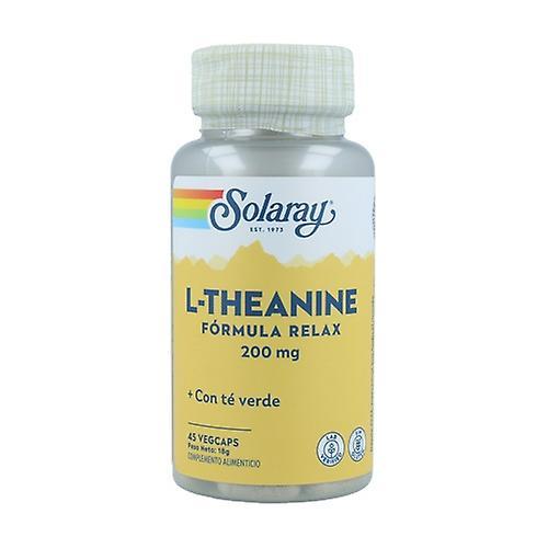 Solaray L-Theanine 45 vegetable capsules of 200mg on Productcaster.