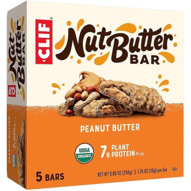 Clif Bar Clif nut butter bar, peanut butter energy bars, 5 ea on Productcaster.