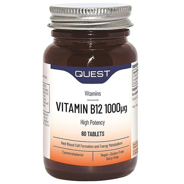 Quest Vitamins Quest Vitamíny Vitamín B12 1000mcg Záložky 60 (601226) on Productcaster.