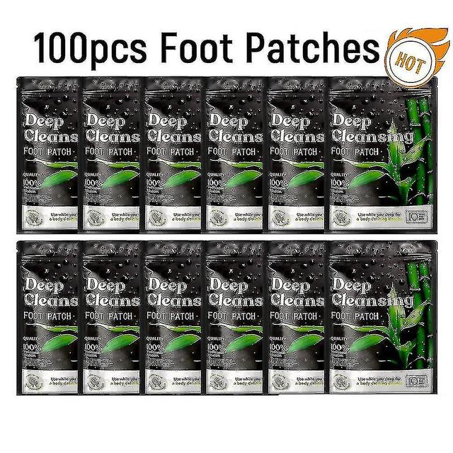 Detox Foot Patches - Stress Relief, Deep Sleep, Body Toxins - 100/20pcs 100PCS on Productcaster.