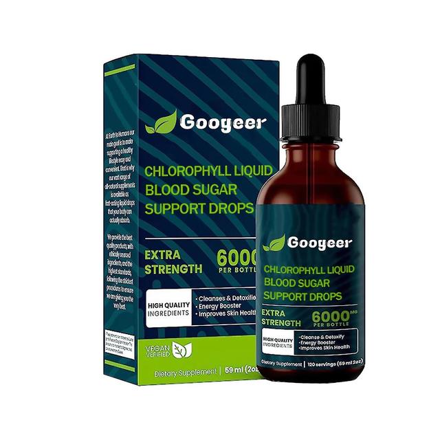 59ml Körperpflegetropfen für ältere Menschen mit Chlorophyll Entgiftende Körperformungstropfen Chlorophylltropfen für Anti-Aging on Productcaster.