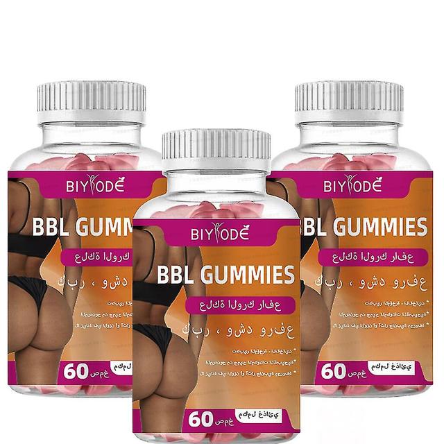 Butt Enlargement Gummies Sugar Free Buttocks And Buttock Enlargement Gummies Natural Bbl Gummies High Quality 3pcs on Productcaster.