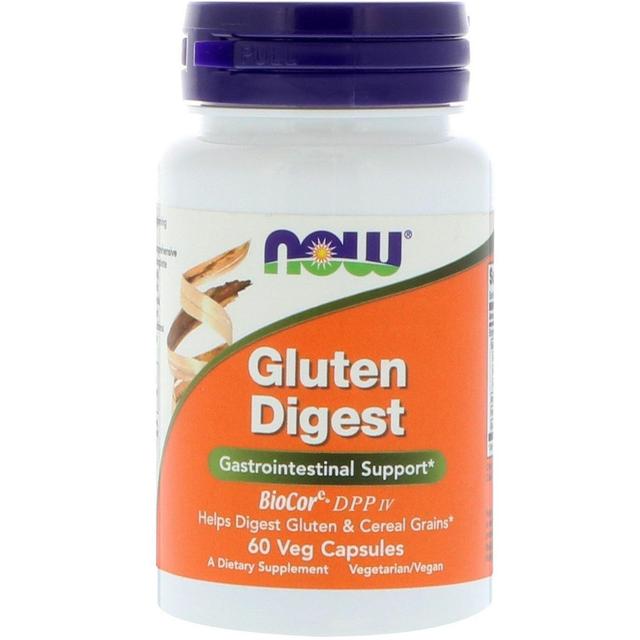 Now Foods, Gluten Digest, 60 Veg Capsules on Productcaster.