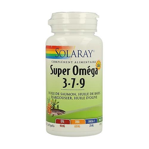 Solaray Super Omega 3-7-9 + Vitamín D 60 softgels on Productcaster.