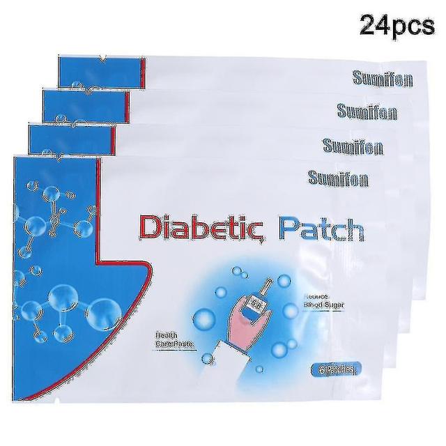 Diabetic Patch Diabetes Cure Stabilizes Blood Sugar Balance Glucose Plaster 24pcs on Productcaster.