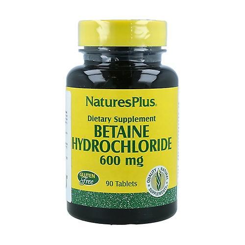 Nature's Plus Betaine HCL 600 mg 90 tablets of 600mg on Productcaster.