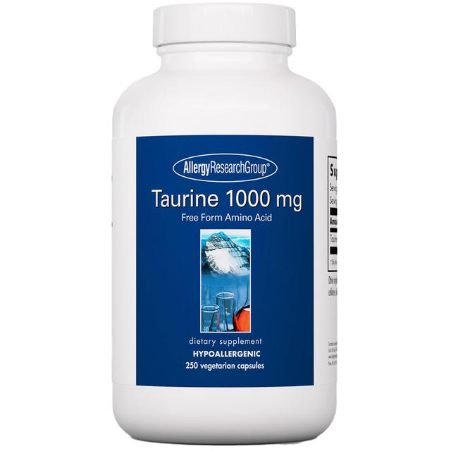 Allergy research group taurine 1000 mg 250 caps on Productcaster.