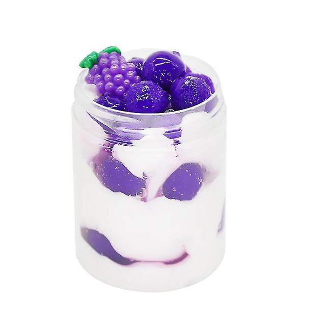 Koolmei Blue 60/120ml Fruit Ice Cream Slime Reliever Sludge Kids Toy Grape on Productcaster.