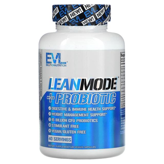 EVLution Nutrition, LeanMode + Probiotische, 120 Veggie Capsules on Productcaster.