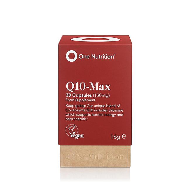 One nutrition q10 max 30's on Productcaster.