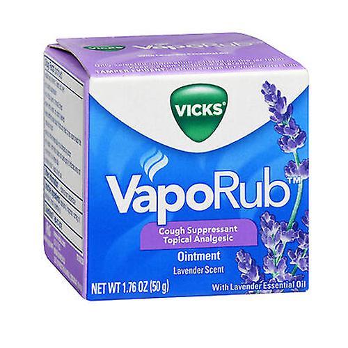 Vicks Vaporub kašeľ potláča lokálna analgetická masť Levanduľová vôňa, 1,76 Oz (balenie po 1) on Productcaster.