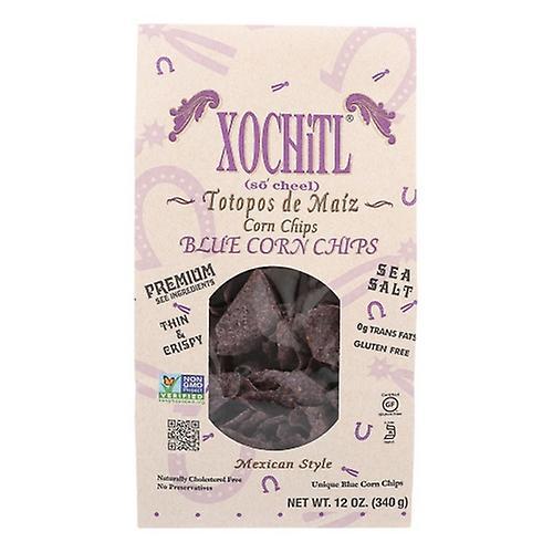 Xochitl Chip Corn Blue Sltd Org, Case of 10 X 12 Oz (Pack of 1) on Productcaster.