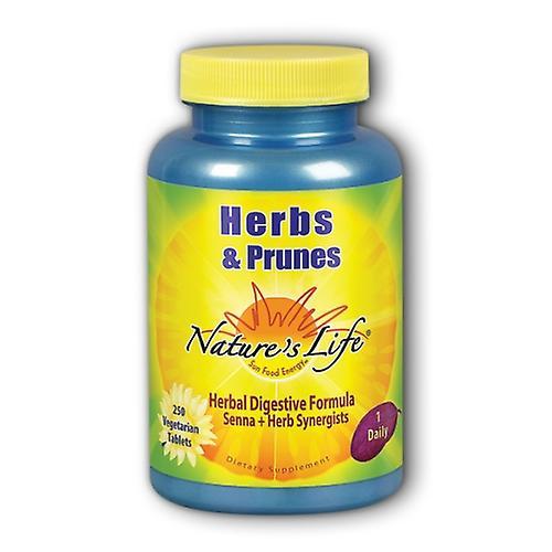 Nature's Life Herbs & Prunes, 250 tabs (Pack of 1) on Productcaster.