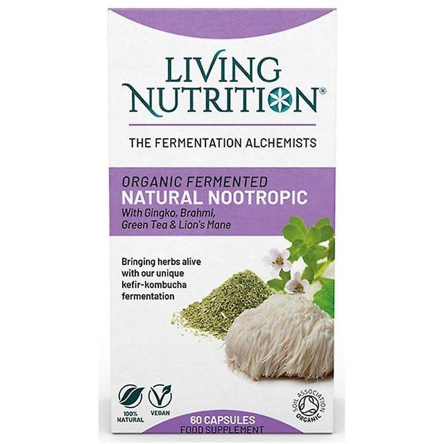 Living Nutrition Organic Fermentierte natürliche Nootropika-Kapseln 60 (LN2203) on Productcaster.