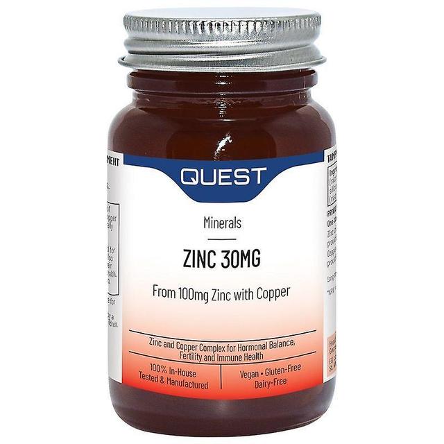 Quest Vitamins Quest Vitamíny zinok citrát tablety 30 (601393) on Productcaster.