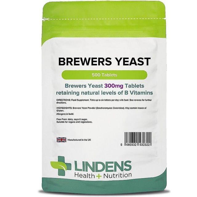 Lindens Brewers Levedura 300mg Comprimidos 500 (2322) on Productcaster.