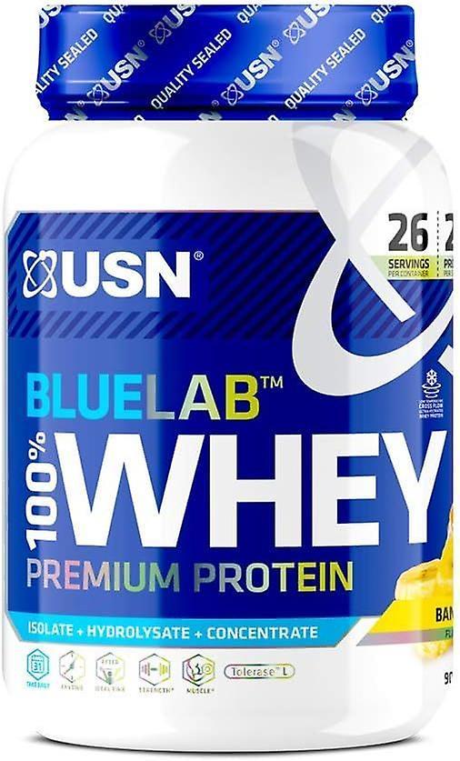 908g USN Blue Lab Whey Isolate Protein Powder Gym Muscle Building Banana Shake on Productcaster.